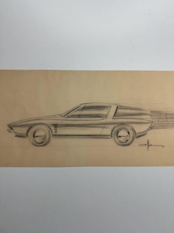 Collection Of Historic Bertone Blueprints 12