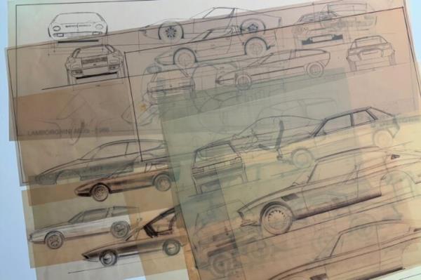 Collection Of Historic Bertone Blueprints 22