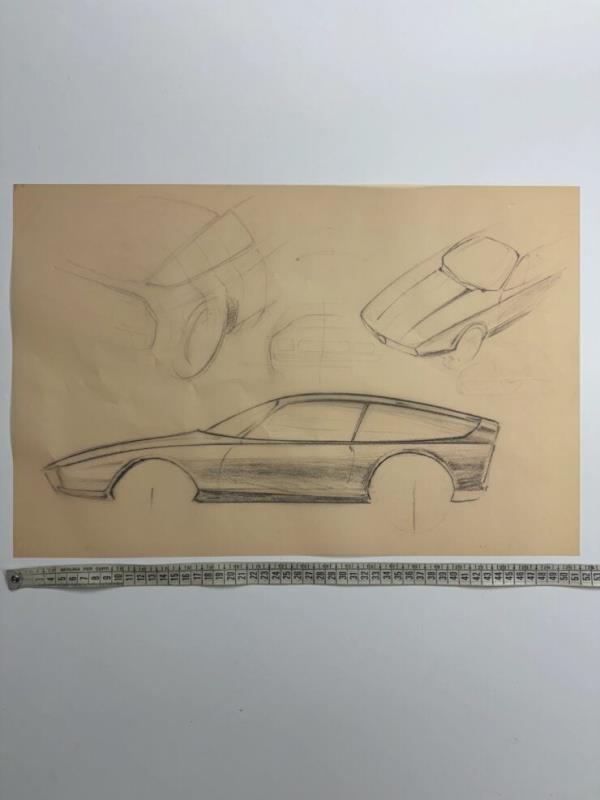 Collection Of Historic Bertone Blueprints8 9