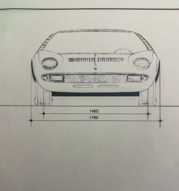 Collection Of Historic Bertone Blueprints 5