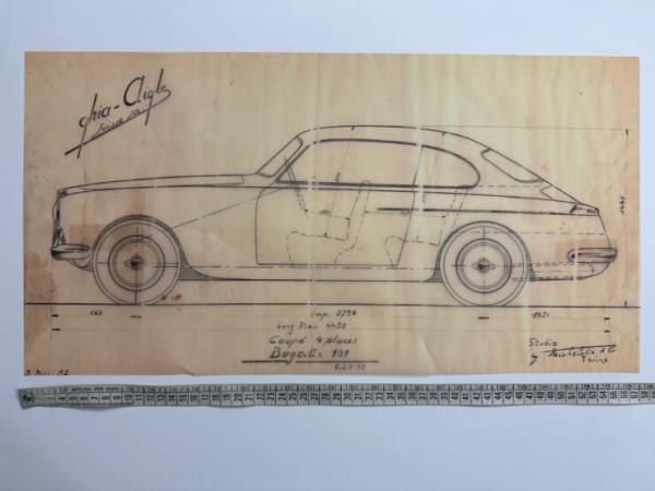 Collection Of Historic Bertone Blueprints 20