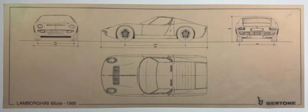 Collection Of Historic Bertone Blueprints 3