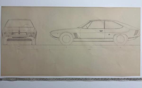 Collection Of Historic Bertone Blueprints 15