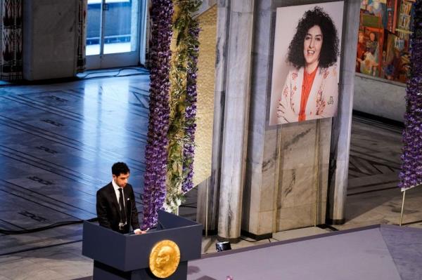 Nobel Peace Prize winner says Iranian people will prevail against rulers