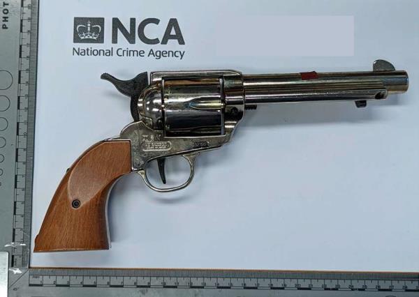 Investigators discovered Mr Paul had been buying the weapons, including the 32 firearms, from a website in Spain.
