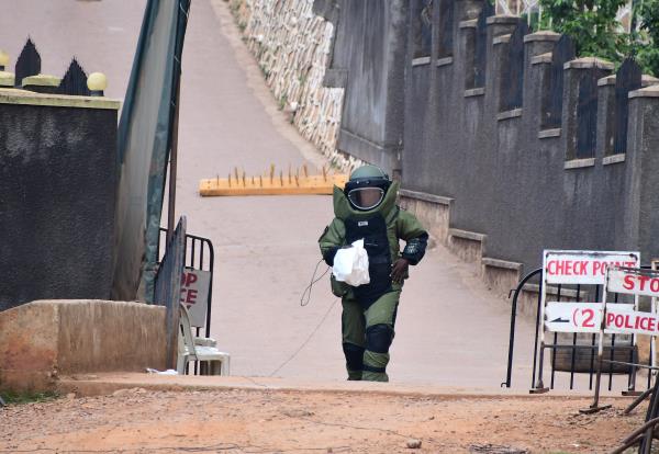 Uganda detains man suspected of planning bomb attack on church, in Kampala