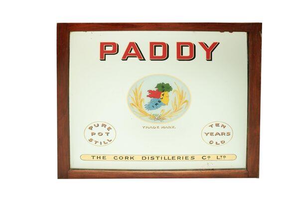 An advertising mirror from Clancy's Bar in Cork at Fo<em></em>nsie Mealy.
