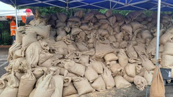 Parts of the east coast have been battered by wild storms and up to 220mm of rain. Picture: Supplied