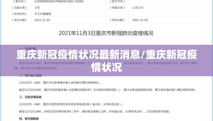 重庆新冠疫情状况最新消息/重庆新冠疫情状况