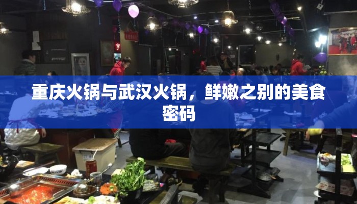 重庆火锅与武汉火锅，鲜嫩之别的美食密码