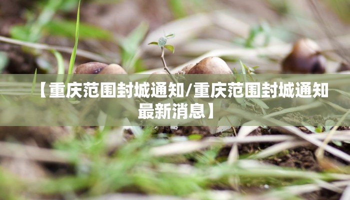 【重庆范围封城通知/重庆范围封城通知最新消息】